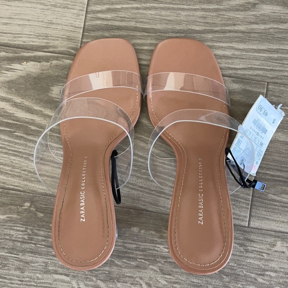 ZARA CLEAR / VINYL SANDAL